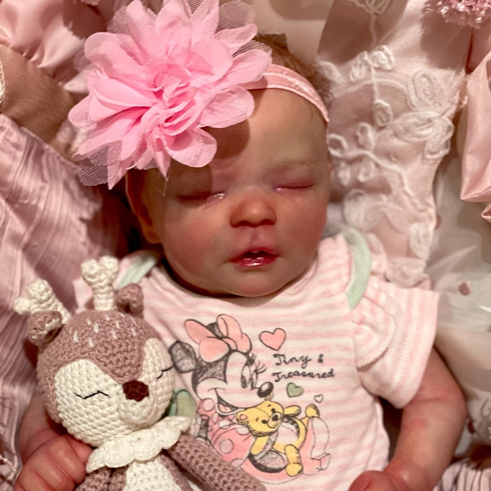 Realborn Darren asleep Reborn Doll Hyper-realistic